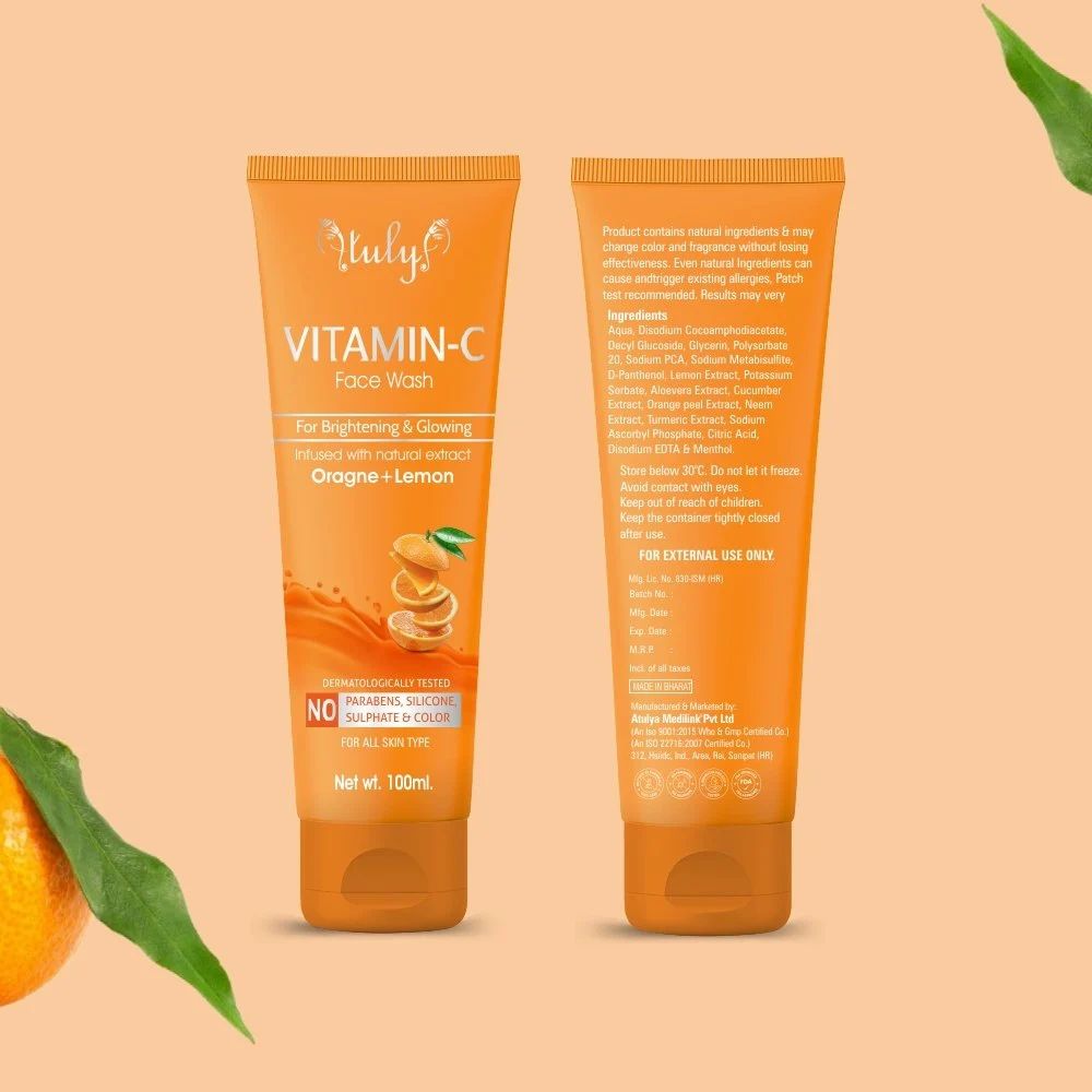 100ml Atulya Vitamin C Face Wash