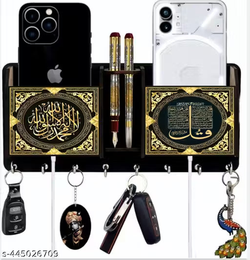 WOODEN KEY HOLDER FOR HOME AND WALL